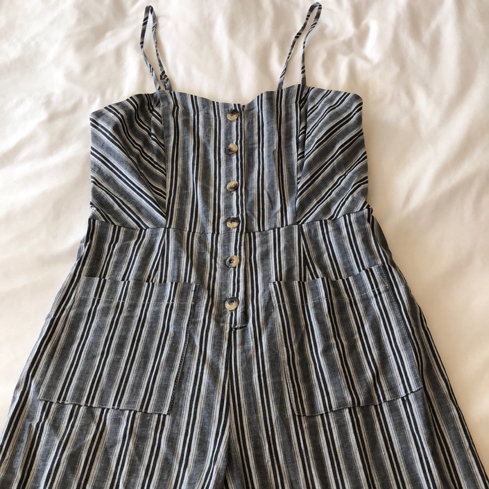 Striped jumpsuit